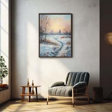 Winter Sun Painting